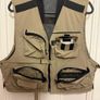 Men's Shakespeare Anglers Fishing Gilet/Waistcoat - Khaki- Pockets Image 3