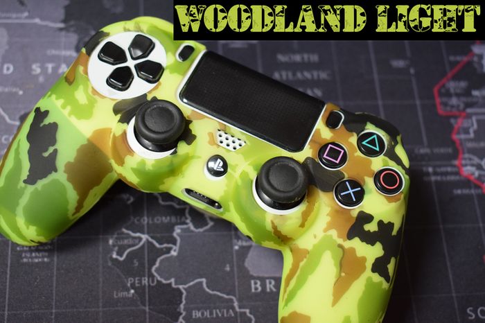 Dualshock 4 - Camouflage Covers (Red,Blue,Green)