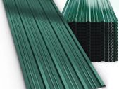 24  x Galvanised Trapezoidal Corrugated Roofing Sheets  Rust-Resistant