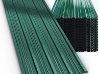 main image for ad 24  x Galvanised Trapezoidal Corrugated Roofing Sheets  Rust-Resistant