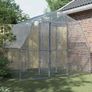 Bird Cage with Door Silver Galvanised Steel Image 3