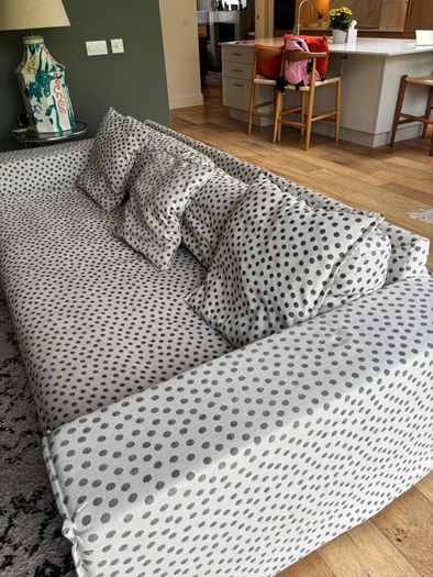 Polka dot couch for sale