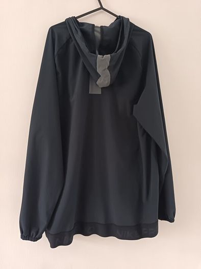 Nike Black Zip Jacket Large Running Gym Windbreaker