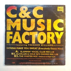 C + C Music Factory - Gonna Make You Sweat (Everybody Dance Now) - CBS Records - Early 90s COMMERCIAL Vocal HOUSE