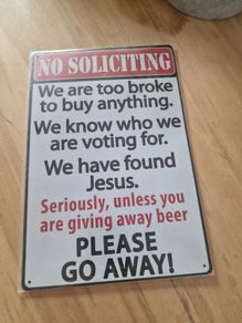 Brand New Comical Sign