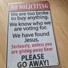 Brand New Comical Sign