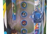 Ben 10 Set Watch 6 Discs Flashlight And Keychain