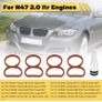 NEW Car Swirl Flap Blank Bung Flaps Removal Plug With 4 Gaskets For BMW N47 2.0D Engine Repair Replacement Accessories Kit Image 4