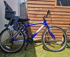 Phantom bike with child seat