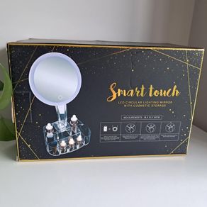 Smart Touch Make Up Mirror with Storage
