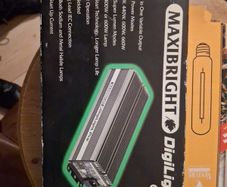 600W HID grow light w/ relay optional contactor