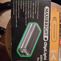 600W HID grow light w/ relay optional contactor
