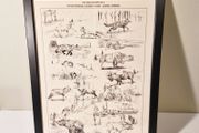 Arthur Morgan Legendary Animal Drawings - RDR2 - Framed Poster (30 x 40cm)
