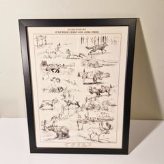 Arthur Morgan Legendary Animal Drawings - RDR2 - Framed Poster (30 x 40cm)