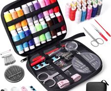 NEW SALE | Sewing Kit with Case Portable Sewing Supplies for Home Traveler, Adults, Beginner, Emergency, Kids Contains Thread, Scissors, Needles, Measure