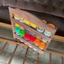 Vintage Wooden Two Tier Counter or Wall Hanging Spice Rack Image 5