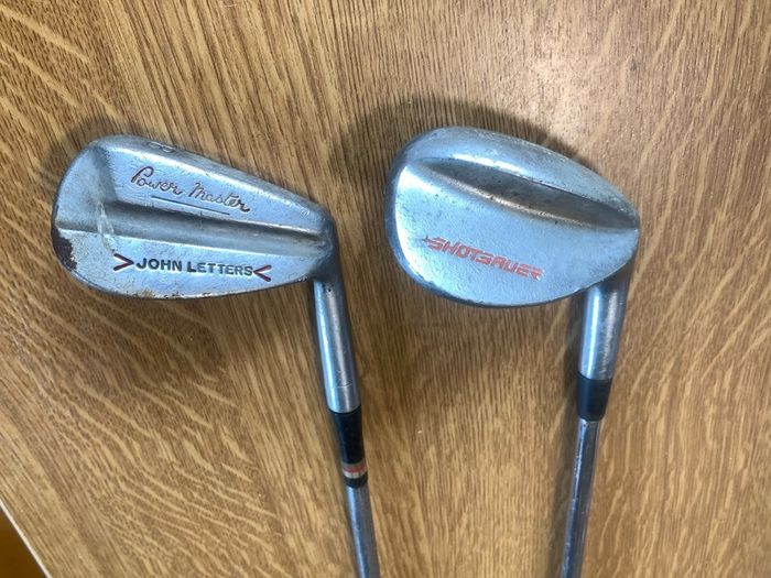Set of golf clubs