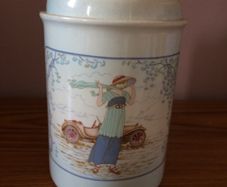 Palissy England Lady @ Motorcar Coffee Jar