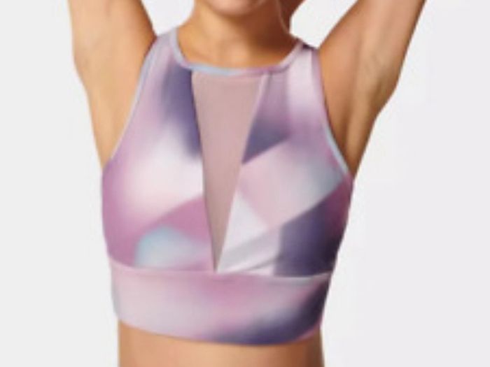 Sweaty Betty super soft mesh workout bra activewear sports gym yoga bra size S BNWT