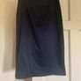 Coast navy satin pencil skirt size 10 will fit size 8 small 10 Image 7