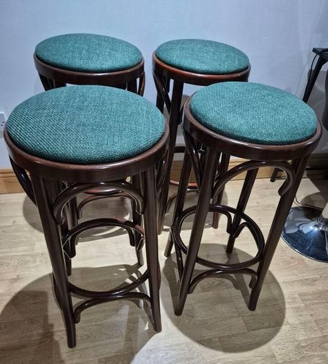 Pair of Vintage Bentwood Bar Stools