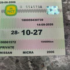 2006 Nissan Micra NEW NCT 10/27