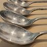 Antique XIX Century Nevada Silver Plated D&A (Daniel & Arter) Birmingham hallmarked Canteen Collectible Spoons Vintage Cutlery set of 6 Image 4