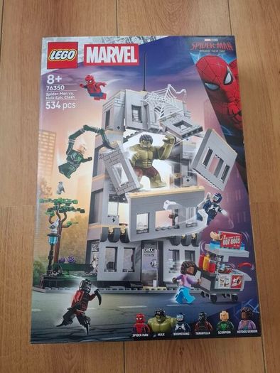 LEGO Marvel 76350 Spider-Man vs. Hulk Epic Clash