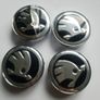 1set (4caps) Black Chrome logo SKODA Octavia Superb Fabia Yeti wheel center cap 5JA601151A 56mm caps Image 5