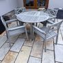 IKEA BONDHOLMEN Outdoor Table and 4 Chairs Image 4