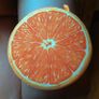 Round Flat Lemon Cushion (brand New). Image 6