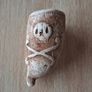 Vintage skull and bones clay pipe bowl Image 5