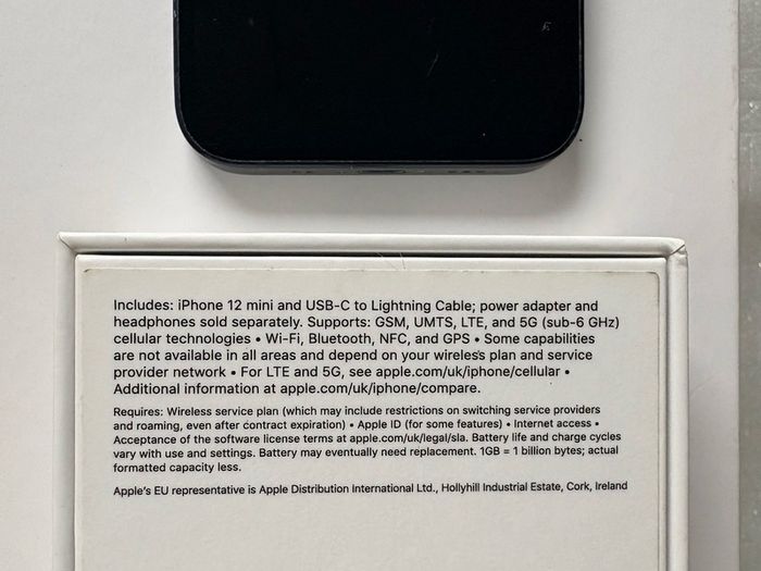 iPhone 12 Mini, Black, 64GB