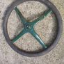 Vintage Car Steering Wheel Image 2