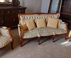 Couch and armchairs.