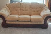 High-Quality Traditional 4-Piece Sofa Suite (3-Seater, 2-Seater, Armchair &amp; Footstool)