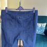 Ladies Navy Cropped Straight Fit Jeans from Robell Image 8