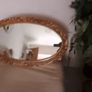 Large Oval Gilt Framed Mirror Image 2