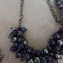 Purpke Poppy Costume  Necklace & .Bracelet. Length  - 8"-9".Add Up  Already. Image 2