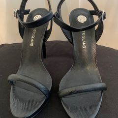River Island Stiletto High Heels. Size 6. Black