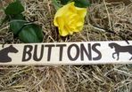 Equestrian stable door locker wooden hanging signs plaques with the horse pony name