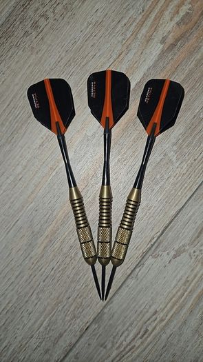 Dart board and darts