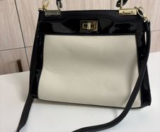 THERAPY LONDON Black and white Ladies handbag
