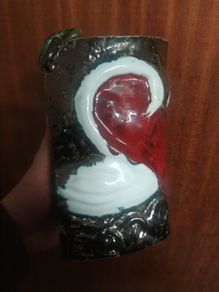 Brenda McGinn swan vase