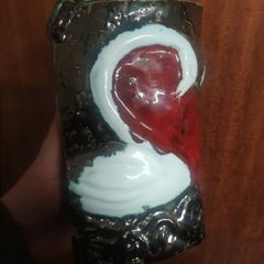 Brenda McGinn swan vase
