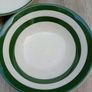 TG Green bowls, Cornishware bowls, green stripe, Clover Leaf Image 5