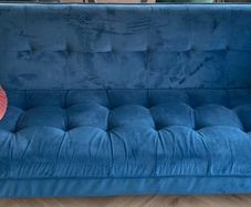 Blue Velvet sofa