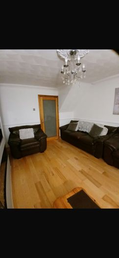Leather sofa set - 3 seater, 2 seater and armchair