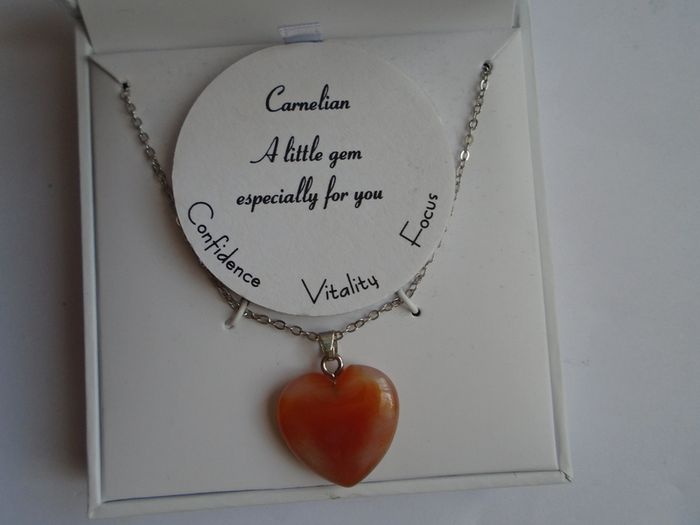 Gemstone jewellery, Heart pendant, Necklace,Gift