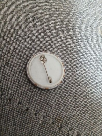 The Radiators from Space "TV Tube Heart"  Promo pin